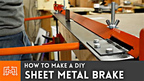 sheet metal folder diy|homemade sheet metal bending brake.